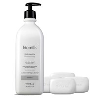 Set Crema Hidratante BioMilk Clásico + jabón x4unid